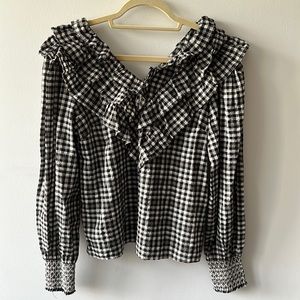 English Factor plaid top